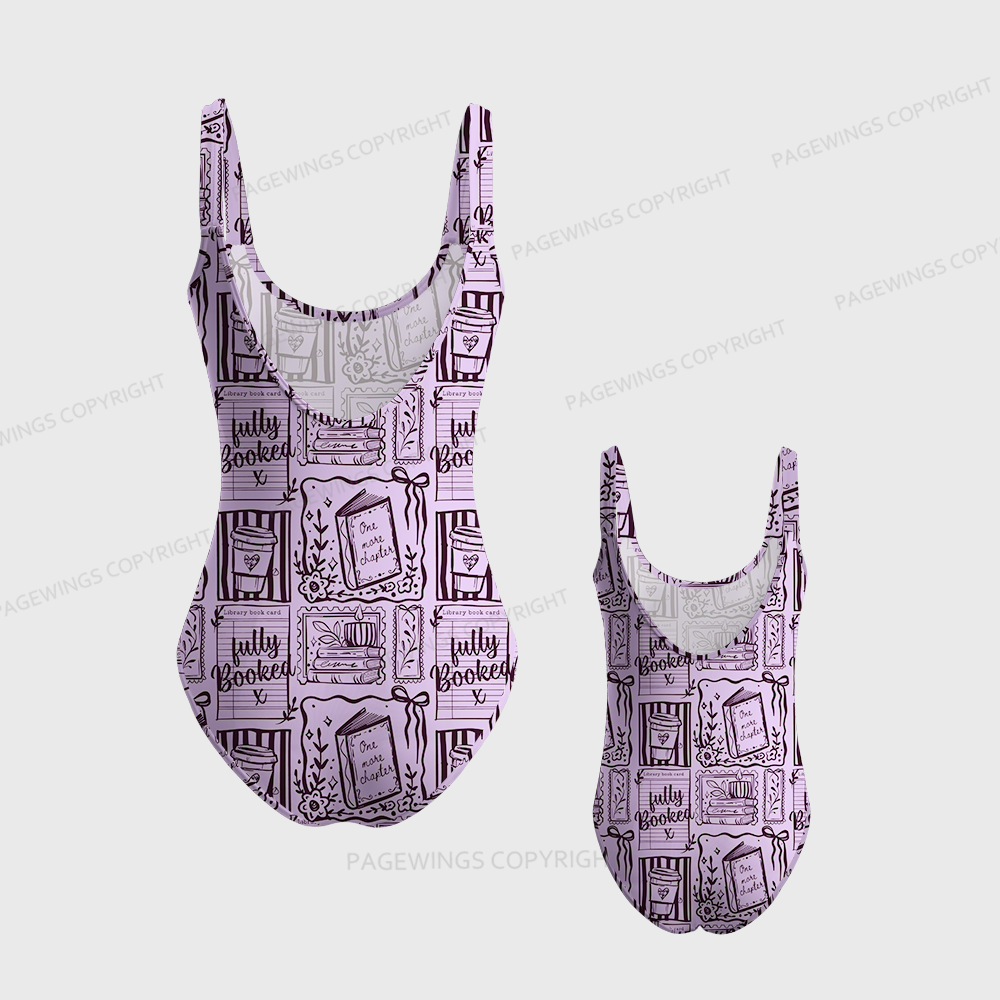 Pagewings Fully Booked One-Piece Swimsuit 