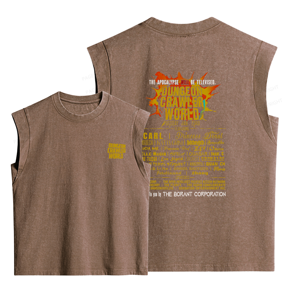 Pagewings Fuel Your Imagination With Sci-Fi World Tour Women's Washed Tank Top