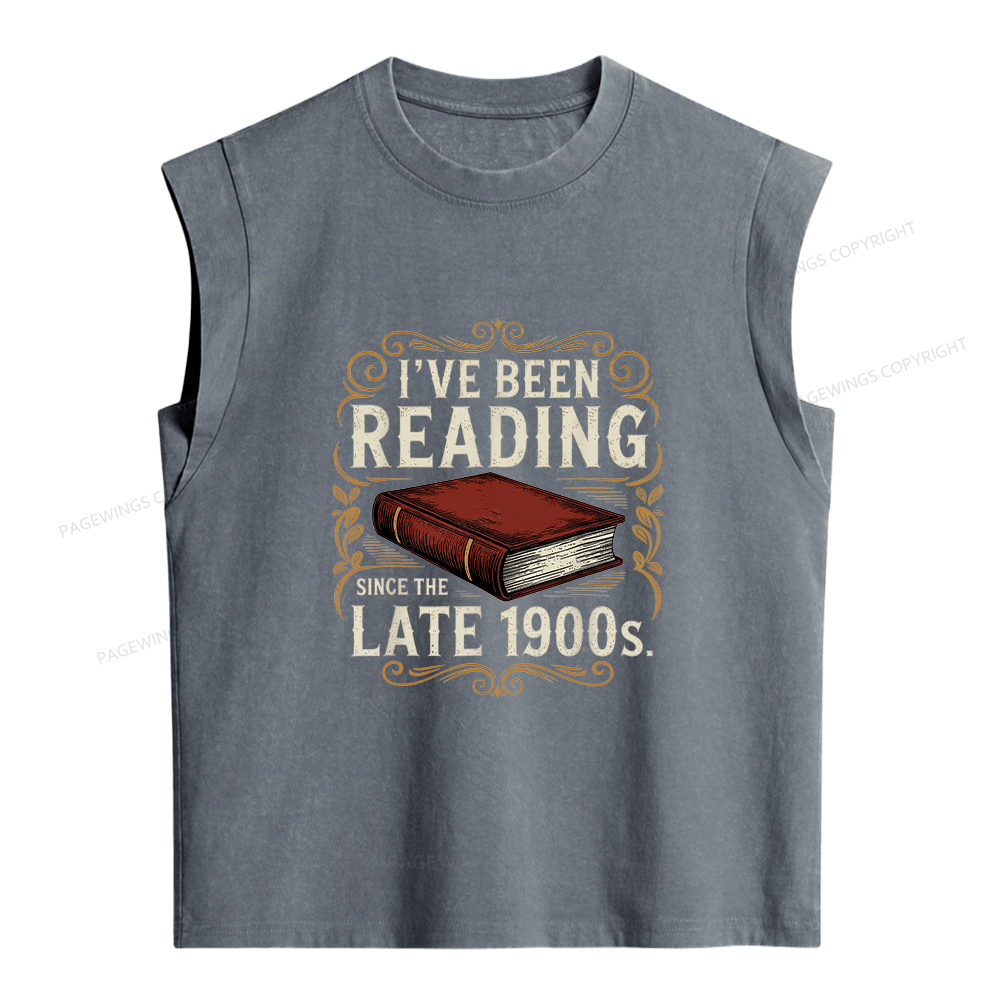Pagewings I've Been Reading Women's Washed Tank Top