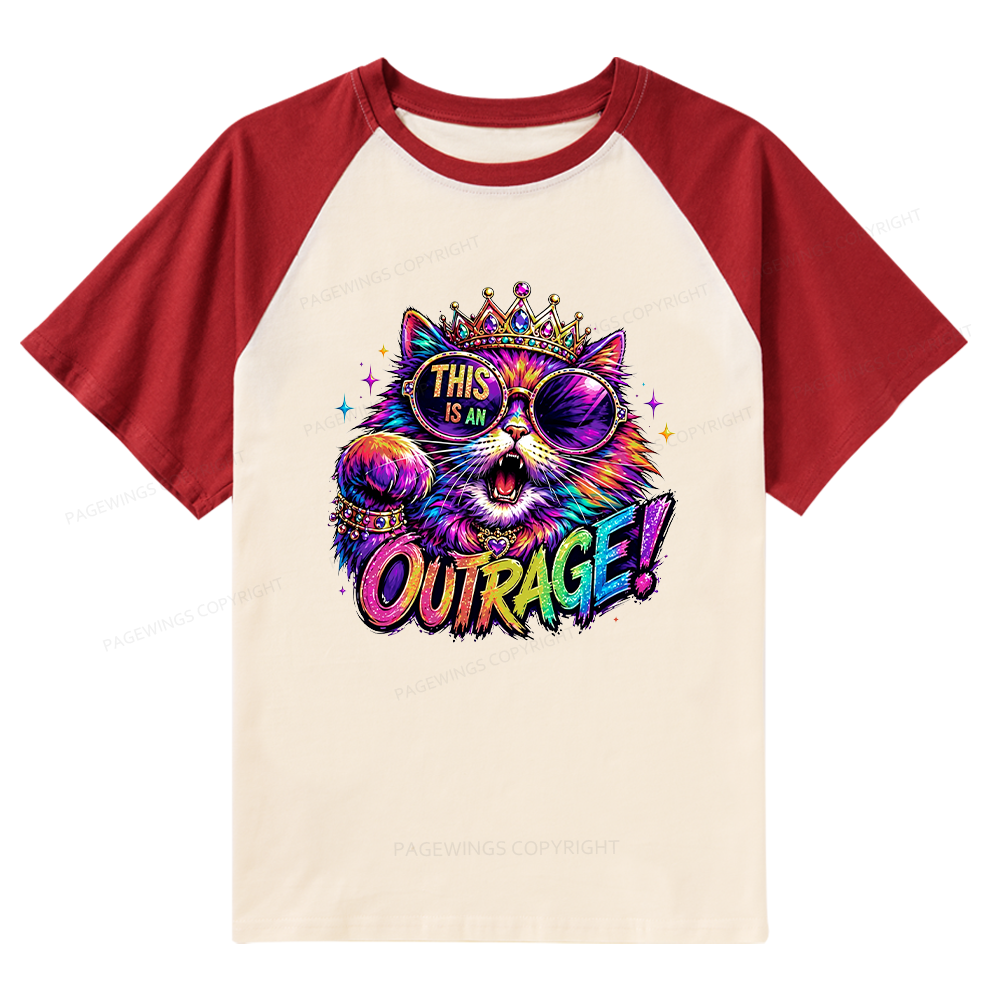 Pagewings Sci-Fi Book Lover Raglan T-shirt