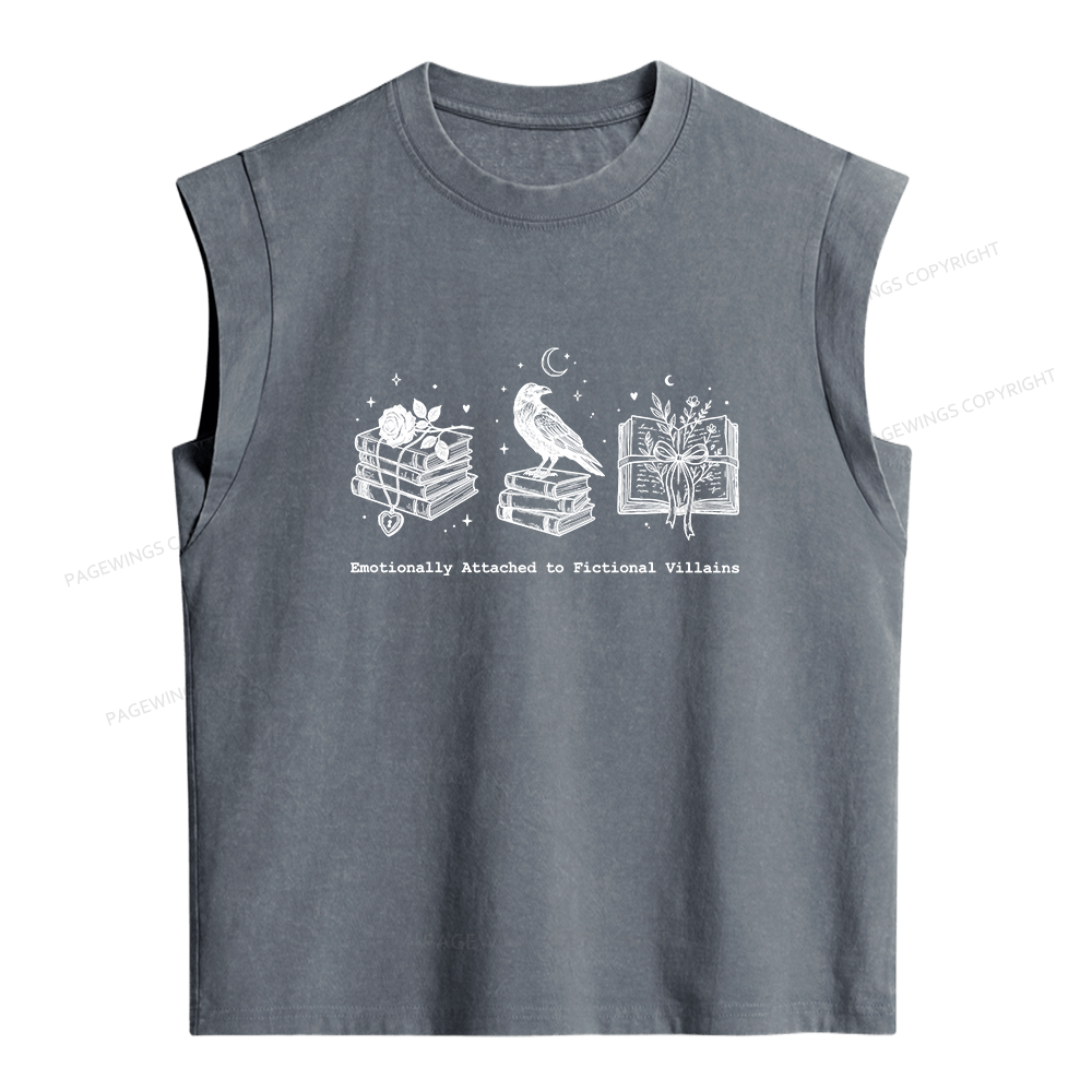 Pagewing Dark Romance Reader Women's Washed Tank Top