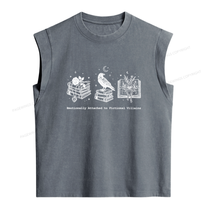 Pagewing Dark Romance Reader Women's Washed Tank Top
