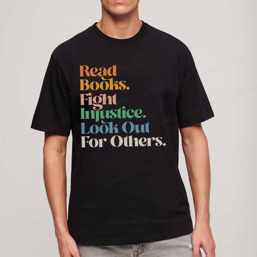 Pagewings Read Banned Books Social Justice Shirt Unisex Classic T-shirt