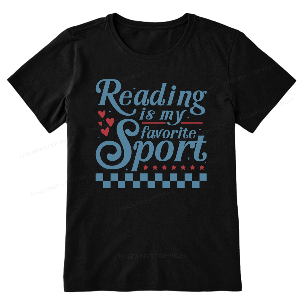 Pagewings Reading Is My Favorite Sport Unisex Classic T-shirt