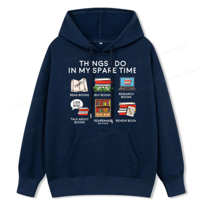 Pagewings Books Reading In My Spare Time Unisex Classic Hoodie