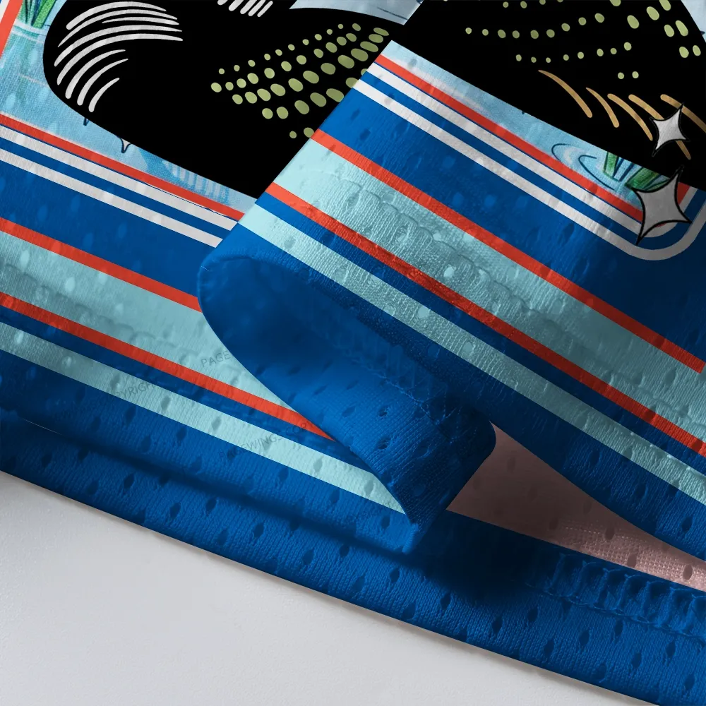 Pagewings Stupid Canadian Wolf Bird Unisex Mesh Jersey