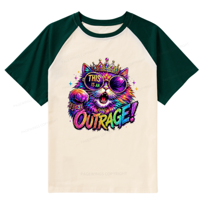 Pagewings Sci-Fi Book Lover Raglan T-shirt