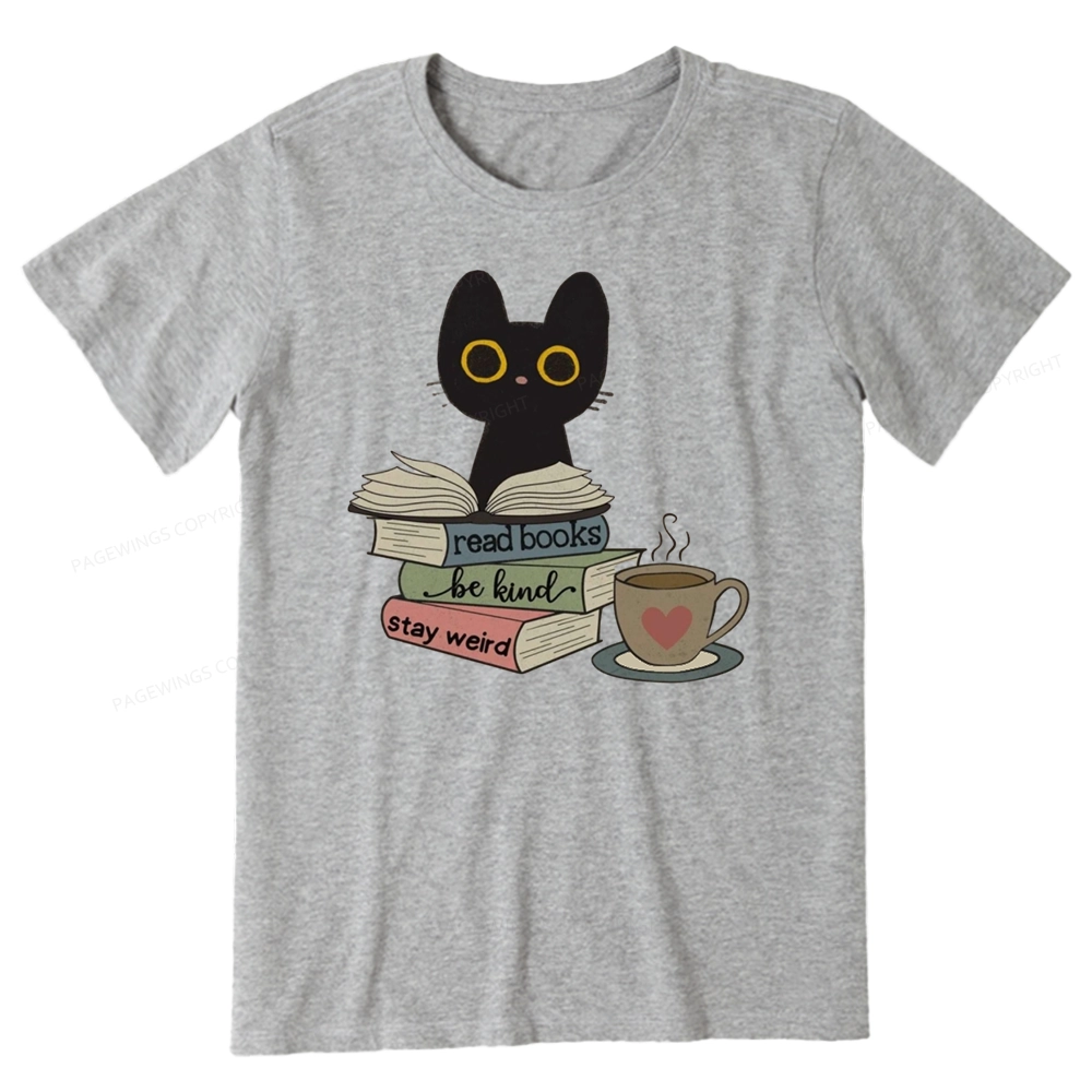 Pagewings Read Books Be Kind Stay Weird Unisex Classic T-shirt