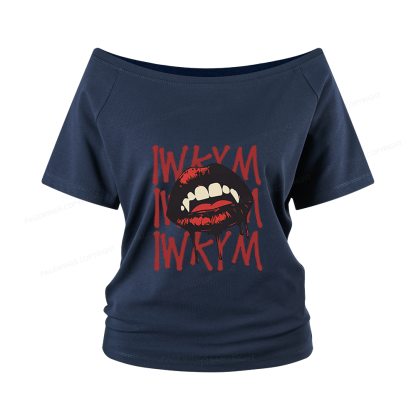 Pagewings Sci Fi Novel Lover Women Off Shoulder T-shirts