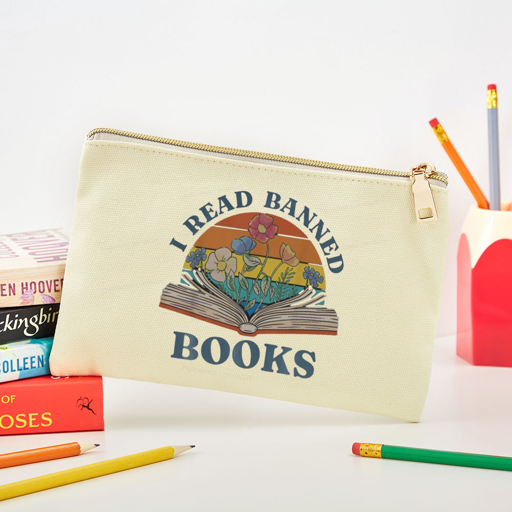 Pagewings I Read Banned Books Pouch