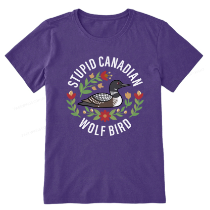 Pagewings Stupid Canadian Wolf Bird Unisex Classic T-shirt