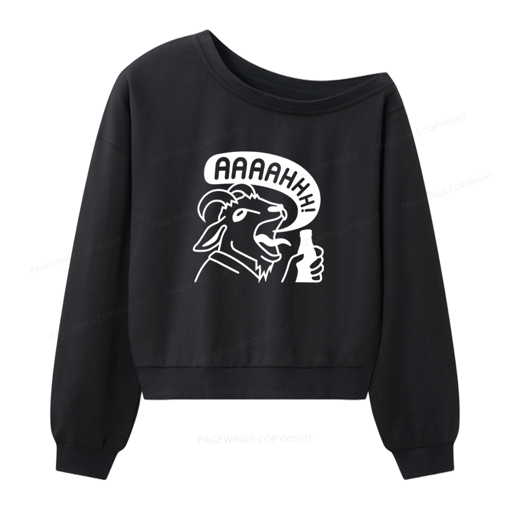 Pagewings Sci Fi Book Lover Women Off Shoulder Sweatshirt