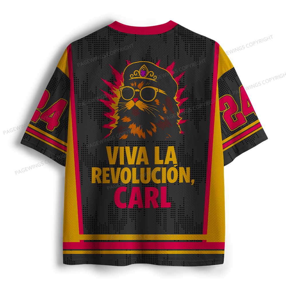 Pagewings Viva La Revolución Unisex Mesh Jersey