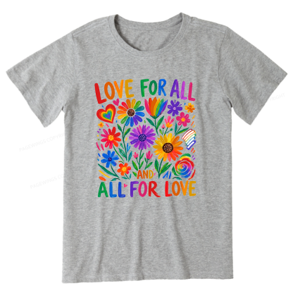 Pagewings Love For All Unisex Classic T-shirt