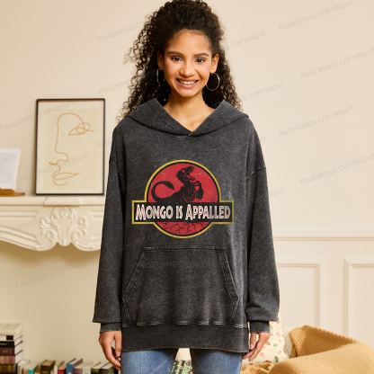 Pagewings Mongo Is Appalled Unisex Washed Hoodie
