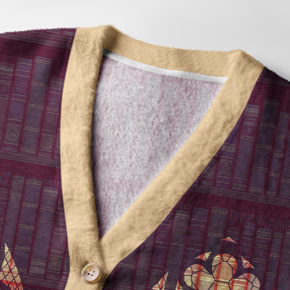 Pagewings Library Light Knit Unisex Cardigan Sweaters