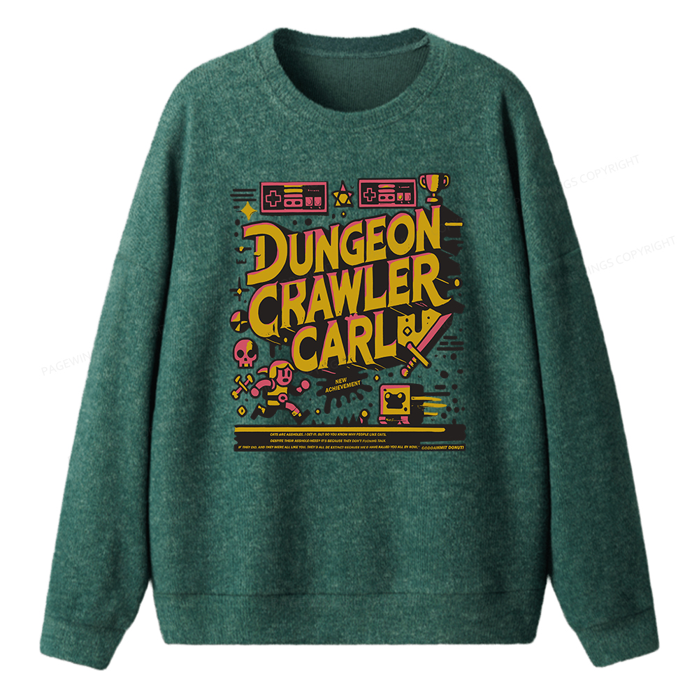 Pagewings Book New Achievement  Unisex Knit Sweatshirt