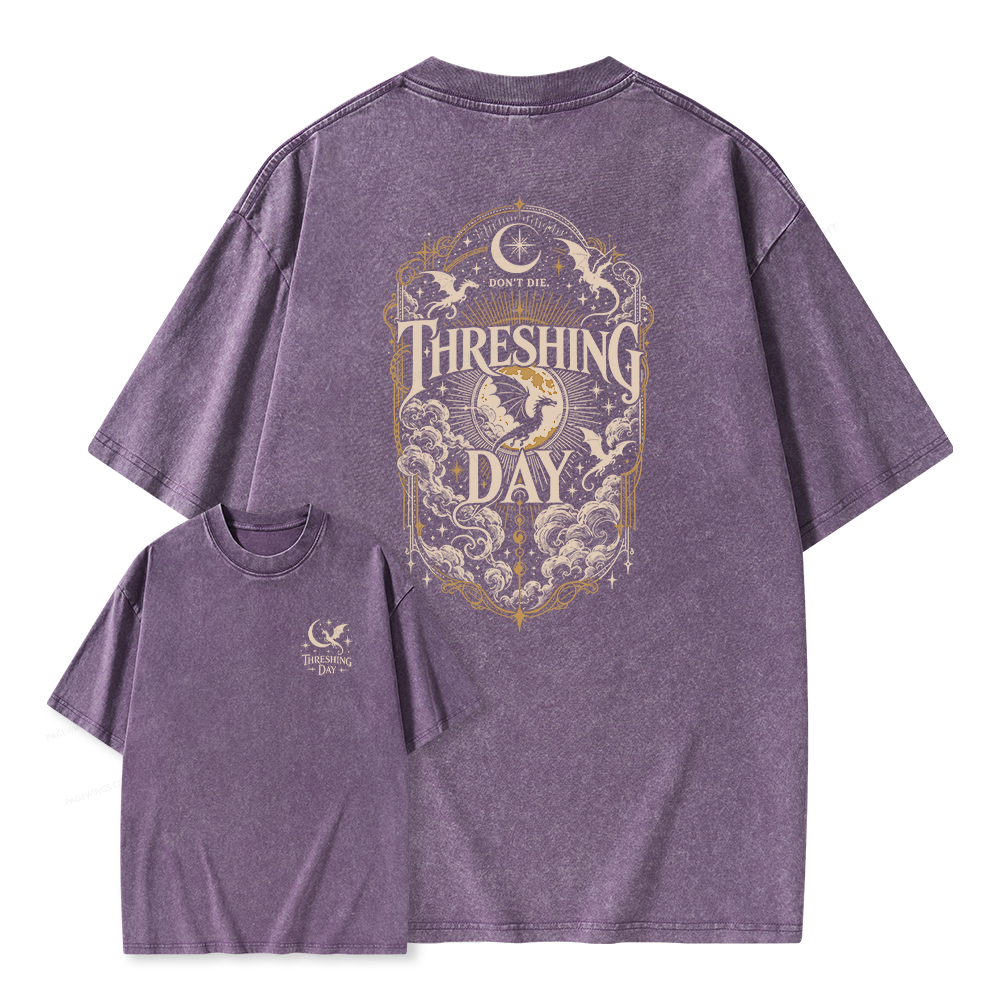 Pagewings Fantasy Book Lover Unisex Washed T-shirt