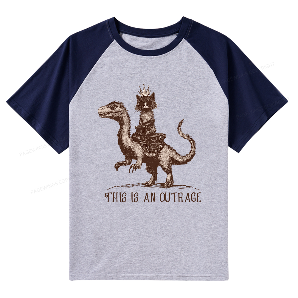 Pagewings Princess Donut Raglan T-shirt