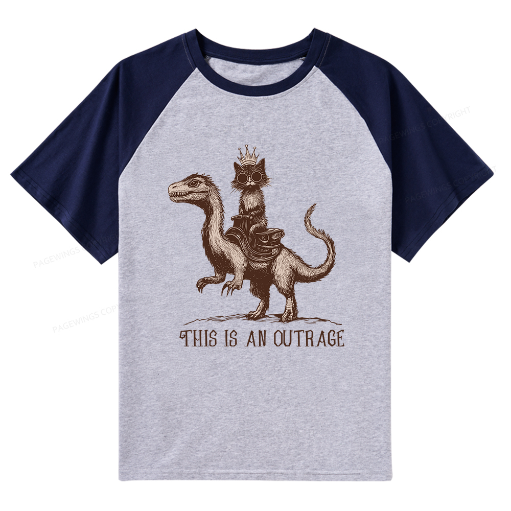 Pagewings Princess Donut Raglan T-shirt