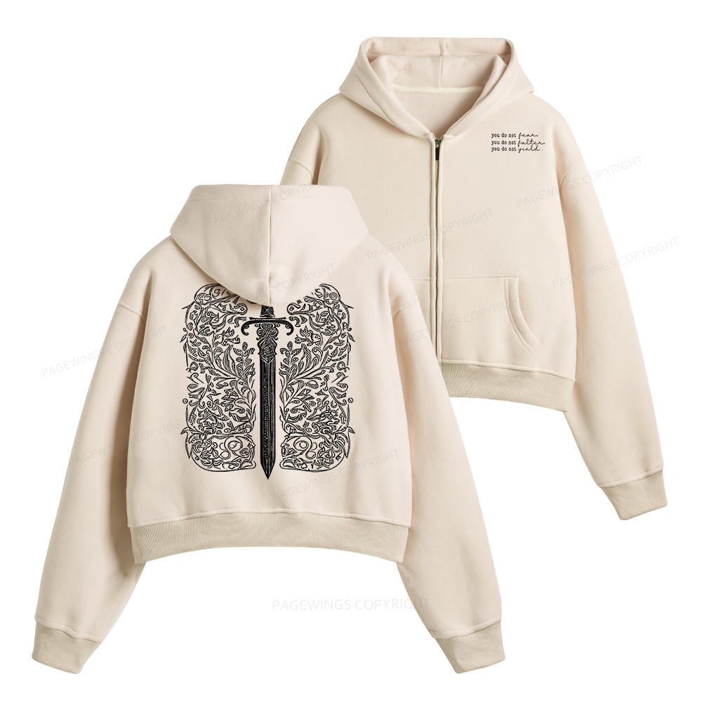 Pagewings You Do Not Yield Fleece Zip-Up Hoodie