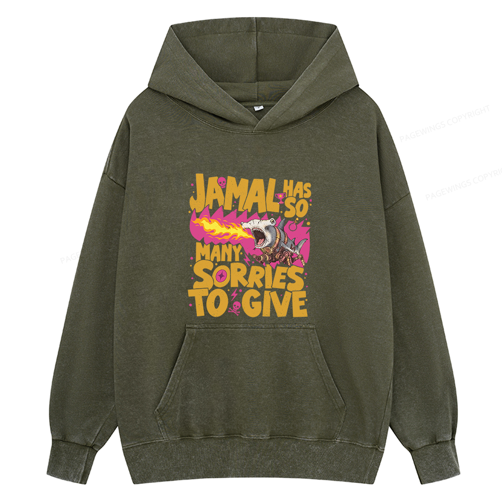 Pagewings Sci-Fi Novel Lover Unisex Washed Hoodie