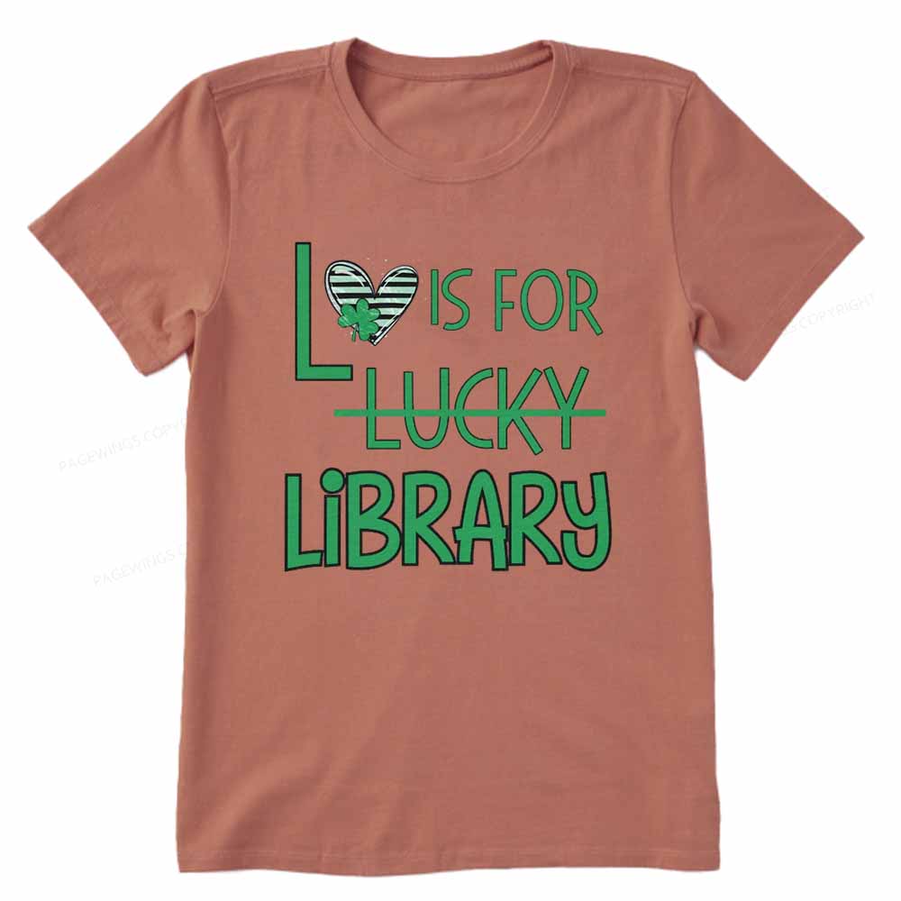 Pagewings St Patricks Day Librarian Tshirt Unisex Classic T-shirt