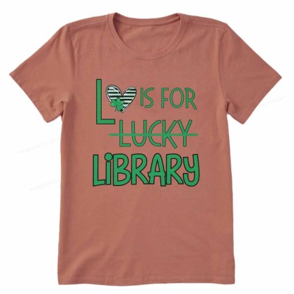 Pagewings St Patricks Day Librarian Tshirt Unisex Classic T-shirt