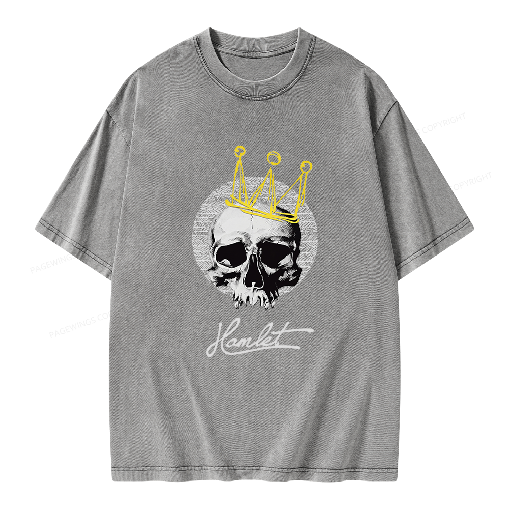 Pagewings Book Quote Unisex Washed T-shirt