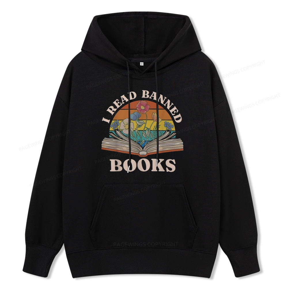 Pagewings I Read Banned Books Unisex Classic Hoodie