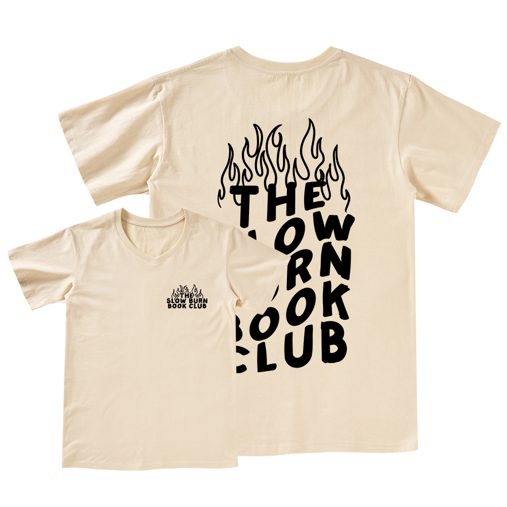 [Copy]Pagewings Comfort Colors Read Books Be Kind Stay Weird V-neck T-shirt