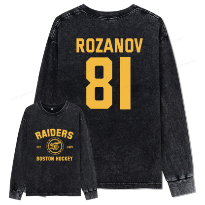 Pagewings Romance Novel Lover Unisex Washed Long Sleeve T-shirt 