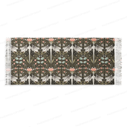 Pagewings Fantasy Bookish Long Fringe Scarf 