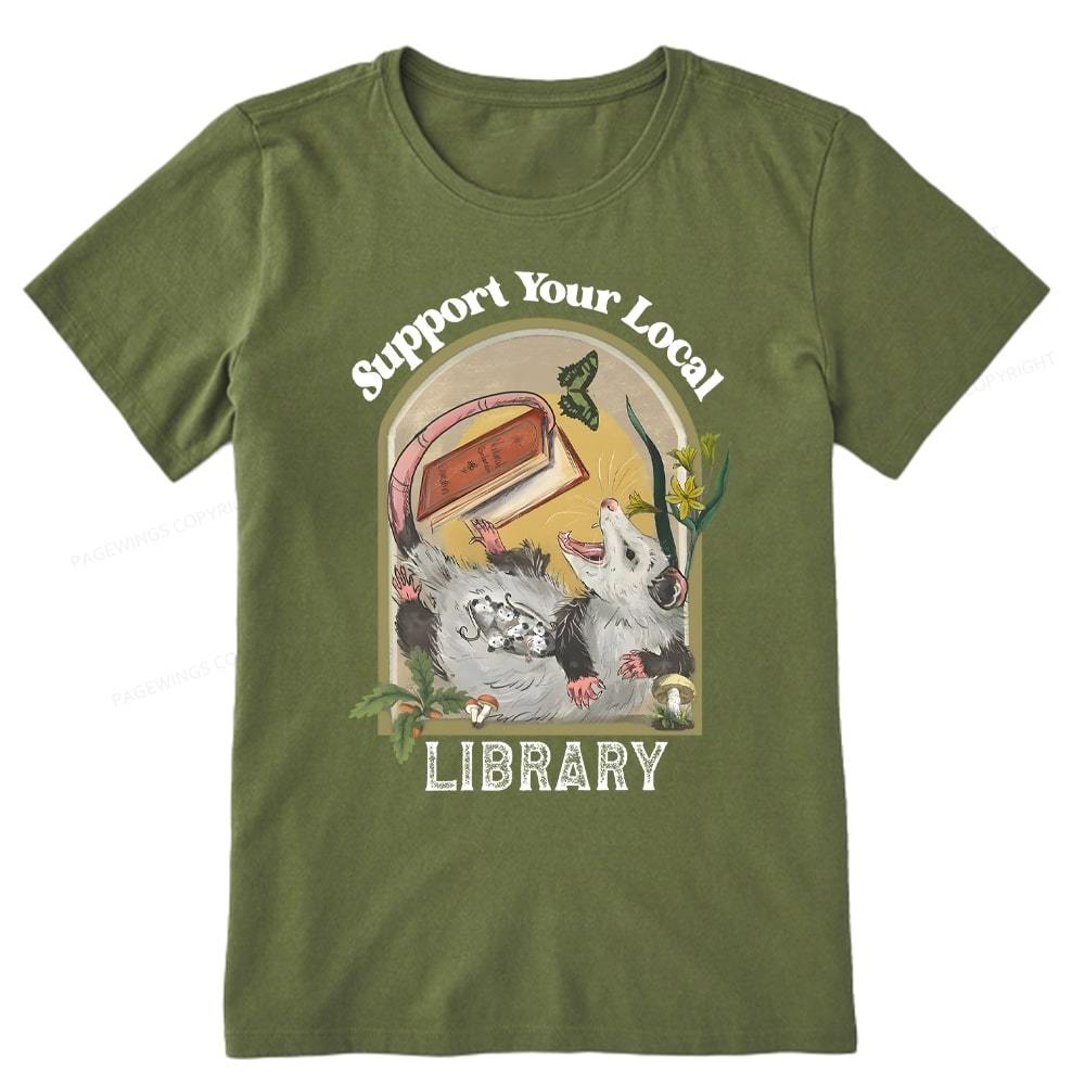 Pagewings Library Readers Make Leaders Jersey Short Sleeve Tee Unisex Classic T-shirt