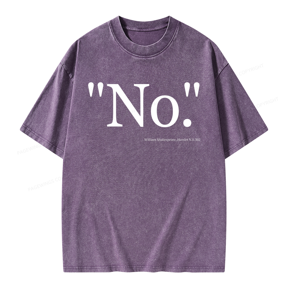 Pagewings Book Quote Unisex Washed T-shirt