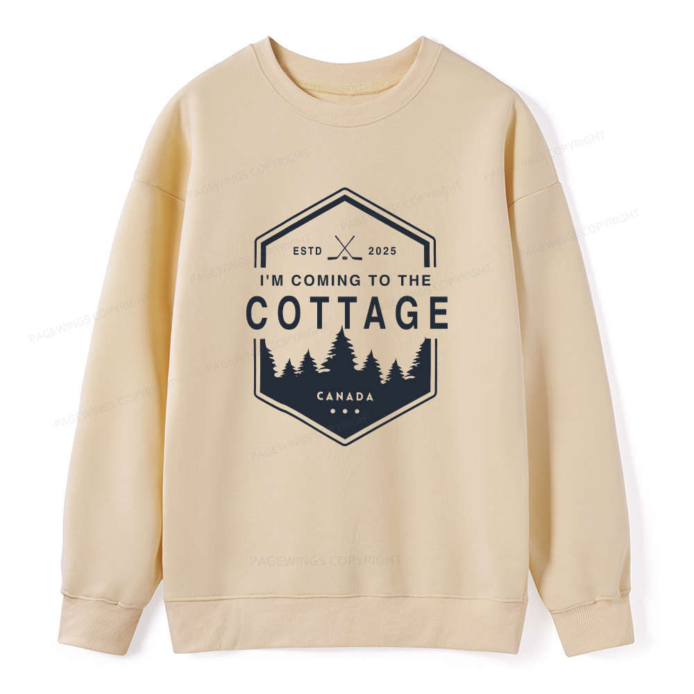 Pagewings Coming To The Cottage Classic Sweatshirt
