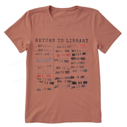 Pagewing Return To Library Unisex Classic T-shirt