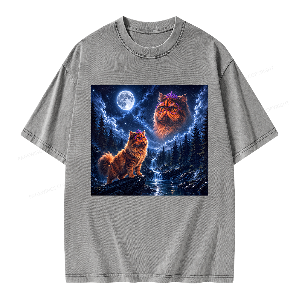 Pagewings Sci Fi Books Lover Unisex Washed T-shirt