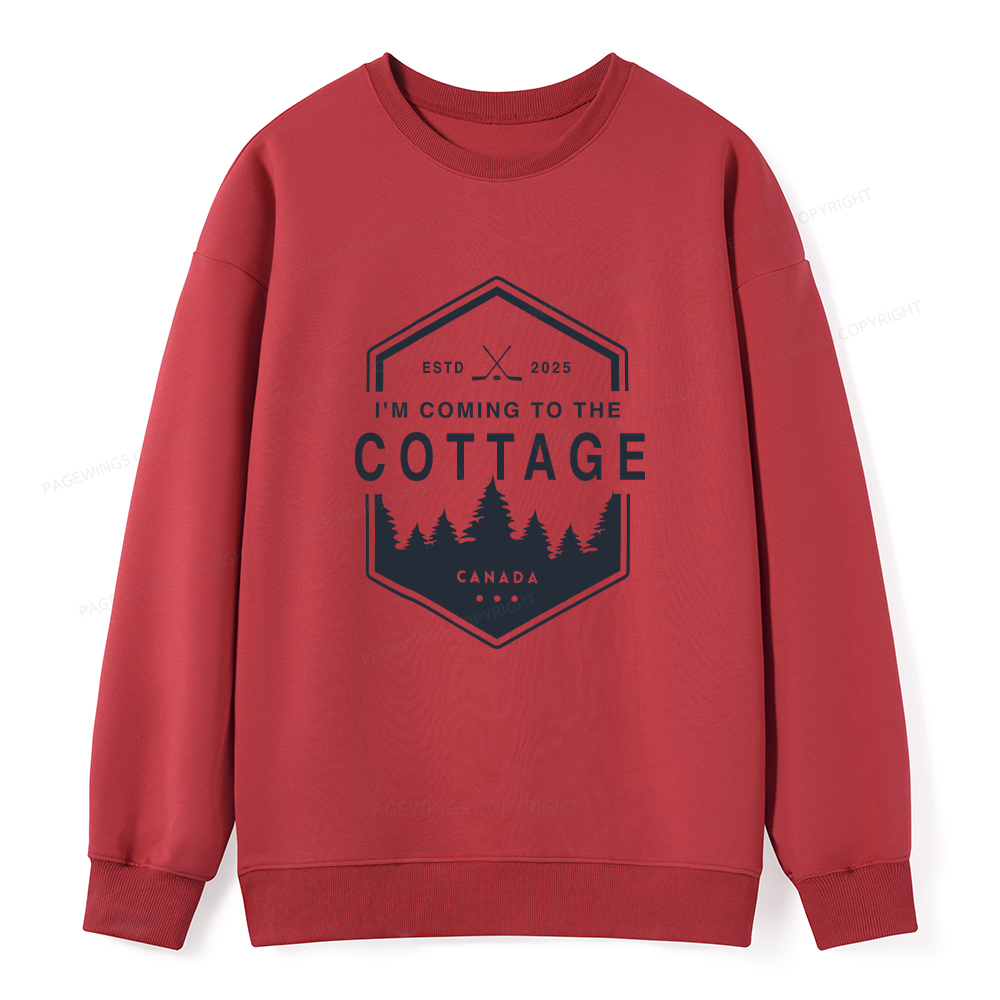 Pagewings Coming To The Cottage Classic Sweatshirt