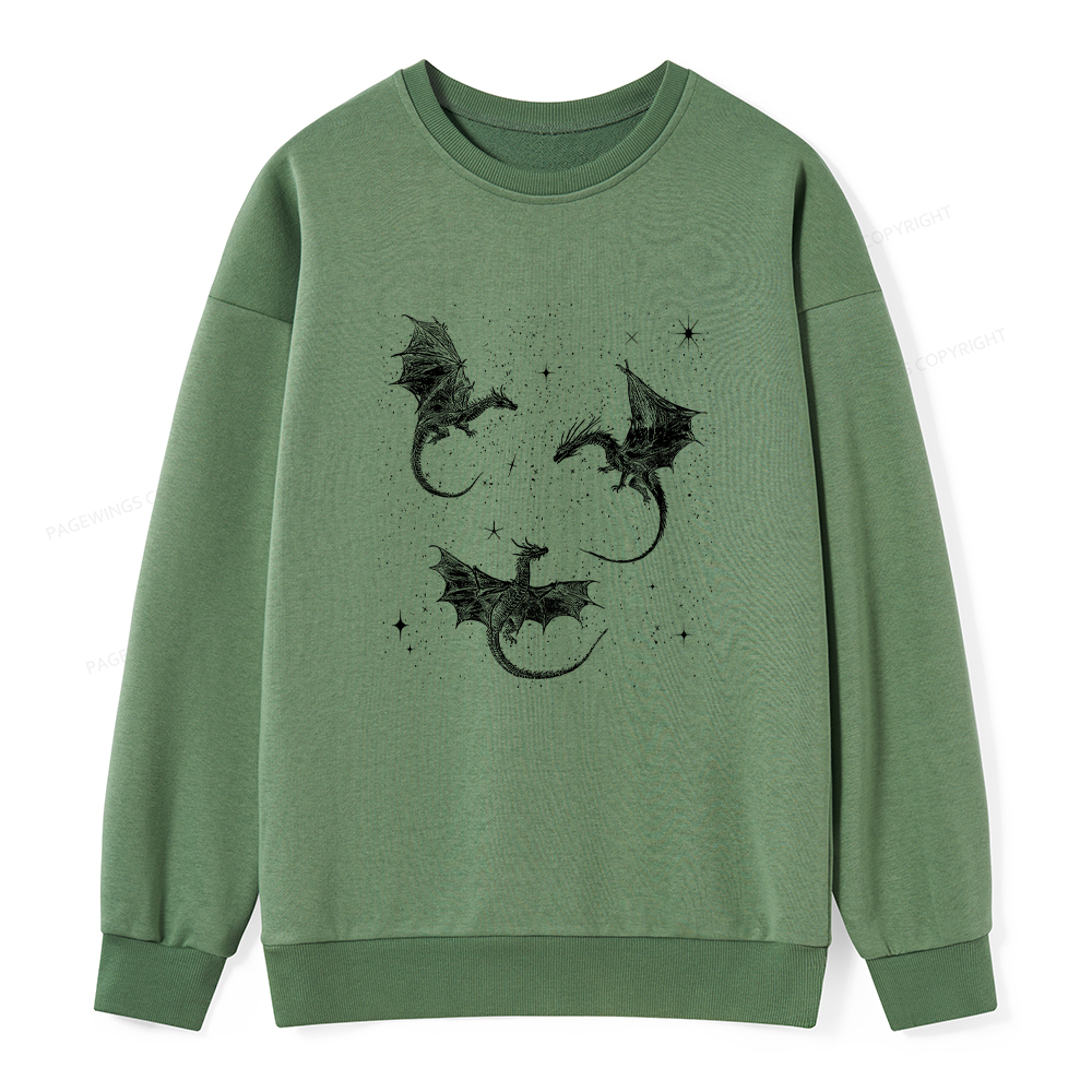 Pagewings Dragon Fantasy Unisex Classic Sweatshirt