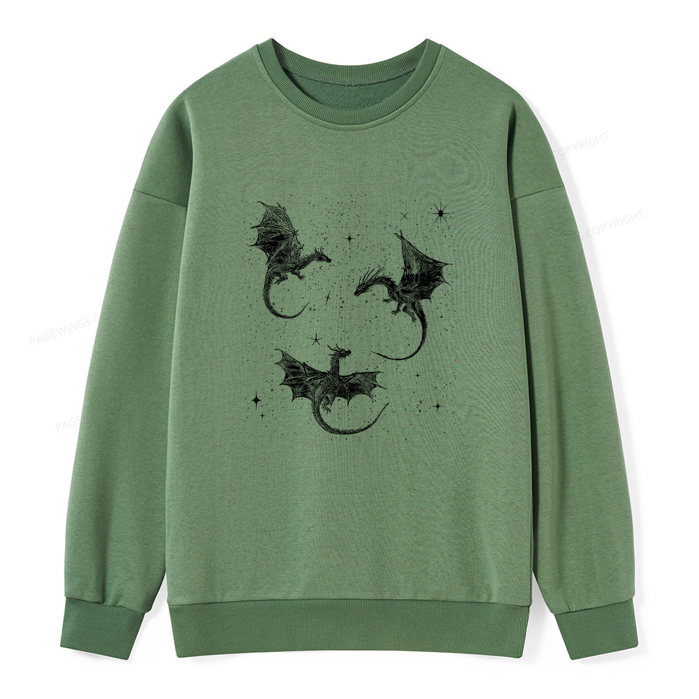 Pagewings Dragon Fantasy Unisex Classic Sweatshirt