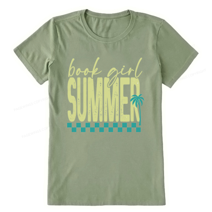 Pagewings Book Girl Summer Unisex Classic T-shirt