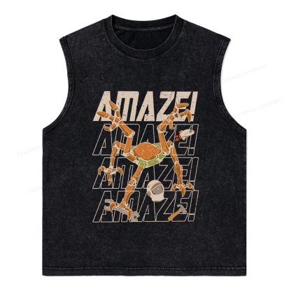 Pagewings AmazeSci Fi Reader Unisex Washed Tank Top