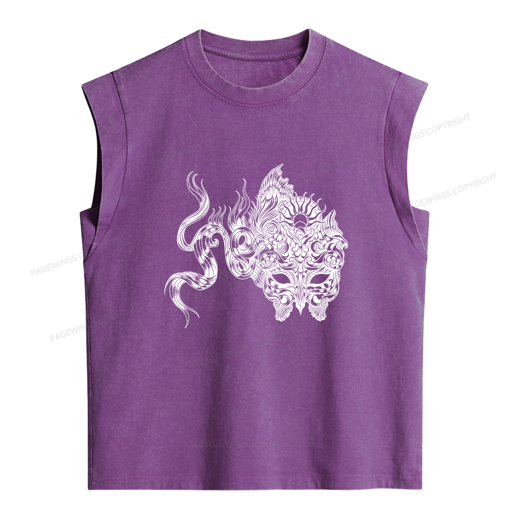 Pagewings Fantasy Bookish Women's Washed Tank Top