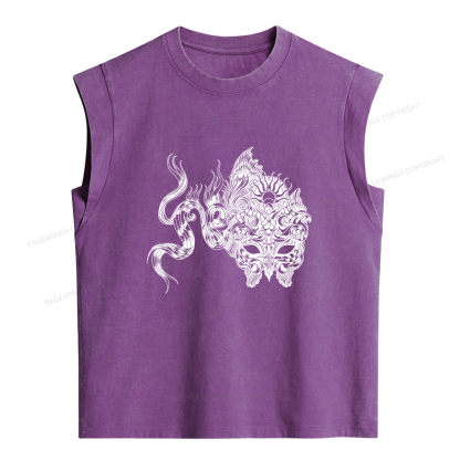 Pagewings Fantasy Bookish Women's Washed Tank Top