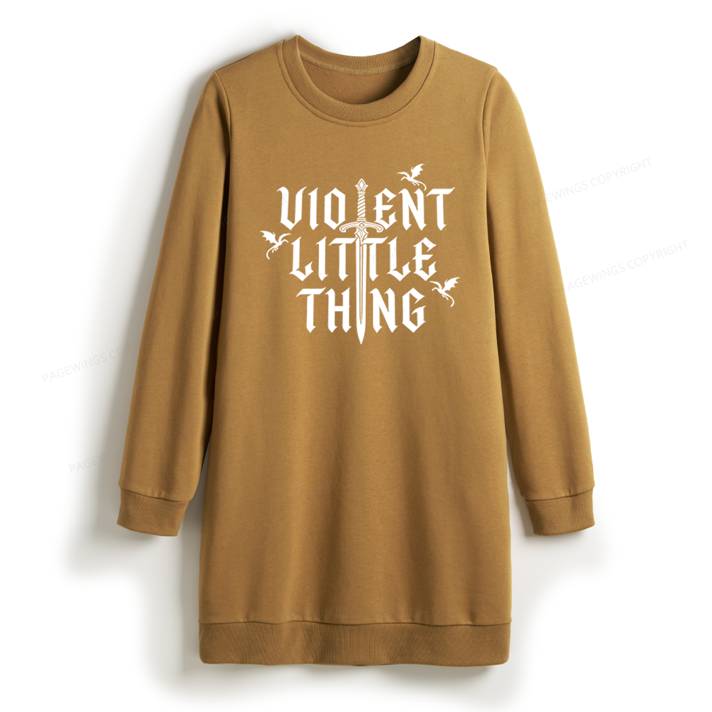 Pagewings Fantasy Reader Sweatshirt Dress