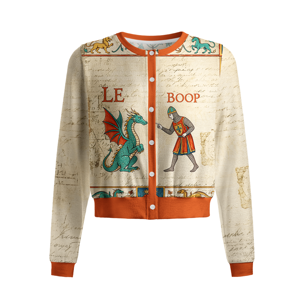 Pagewings Book Lover Crew Neck Cardigan Sweaters