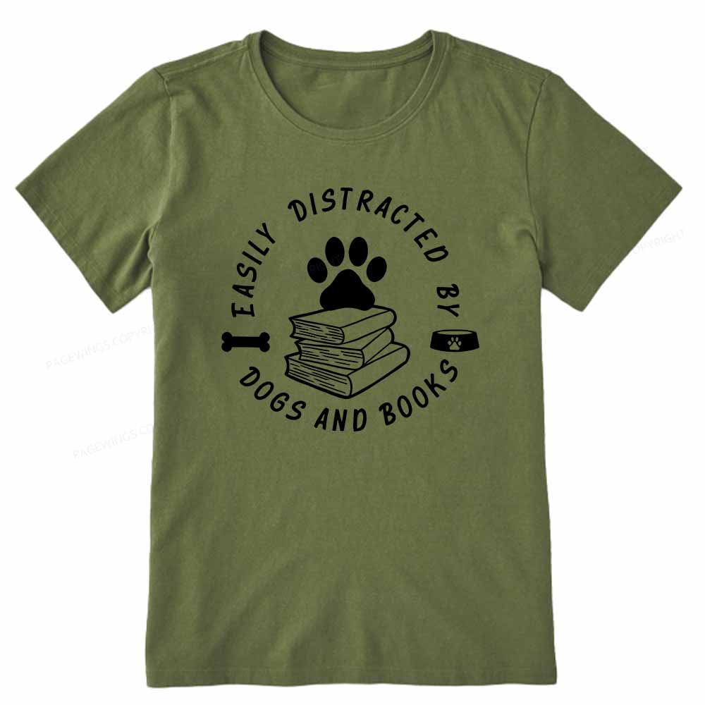 Pagewings Book Lover Sweater Funny Dog Sweater Unisex Classic T-shirt