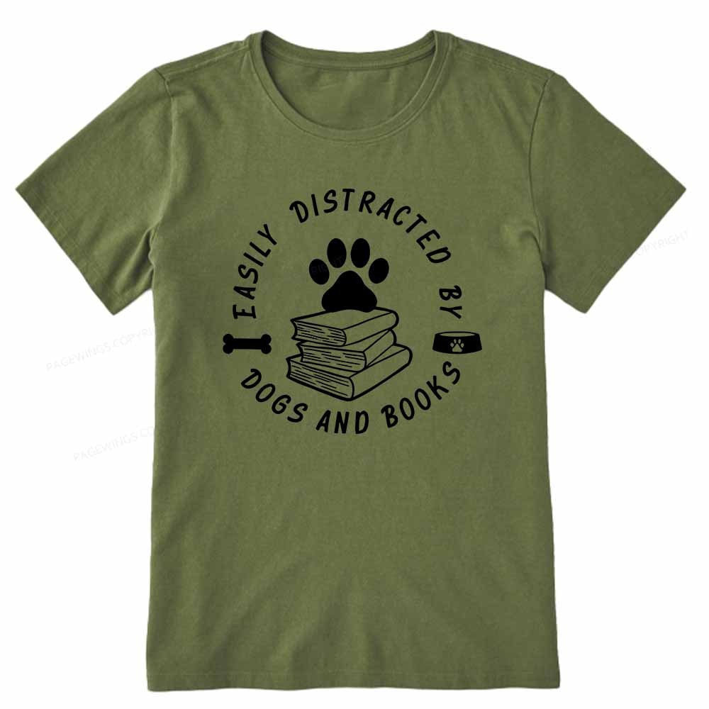 Pagewings Book Lover Sweater Funny Dog Sweater Unisex Classic T-shirt