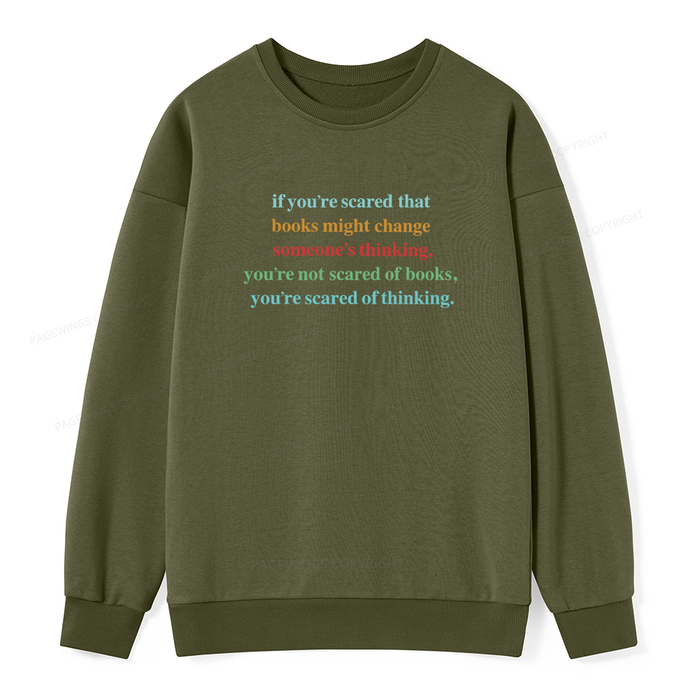 Pagewings Censorship Social Justice Shirt Booktrovert Unisex Classic Sweatshirt
